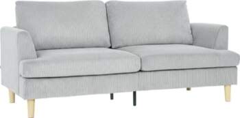 HOMCOM 3 Seater Sofa with Armrests