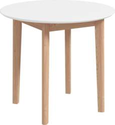 HOMCOM Dining Table, Round Kitchen Table