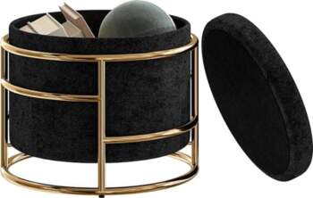 HOMCOM Stool with Storage Space, Small