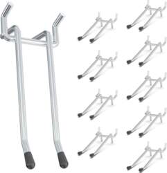 HUHOLE Double Arm Pegboard Hooks 4"