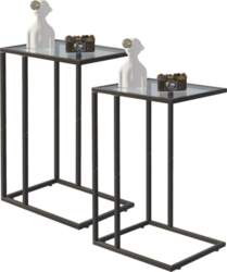 Huhote C-Shaped Side Table, Set of