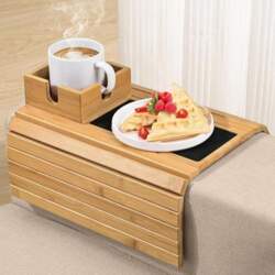 Joy&Grace Sofa Armrest Tray with Large