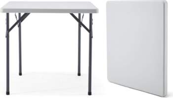 KAIHAOWIN Folding Table Dining Table 80