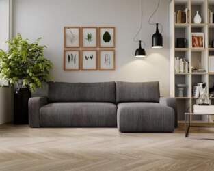 Kaiser Möbel, Corner Sofa with Sleep