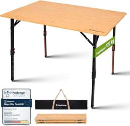 KingCamp Folding Camping Table, Made of
