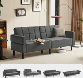 LINSY HOME Sofa with Sleep Function