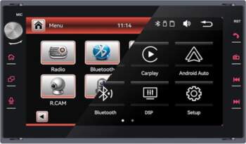 Linux Bluetooth autoradio ar ekrānu VW