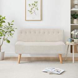 Litake 2-Seater Sofa, Fabric Sofa, Upholstered