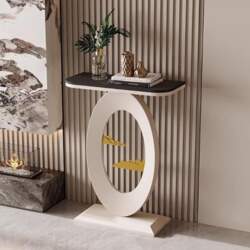 Marble Console Table, Hallway Table, Narrow