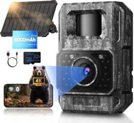 MAXDONE Wildlife Camera Solar WiFi ar