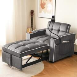 Merax Extendable Sofa with Sleep Function