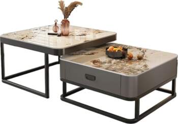 Modern Coffee Table Set with Storage
