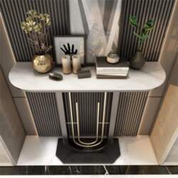 Modern Console Table, U Shaped Entrance