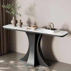 Modern Wrought Iron Console Sofa Table