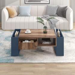 ModernLuxe -Coffee table large storage space