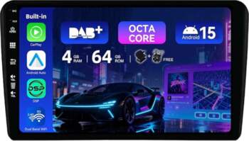 MSD [Iebūvēts DAB+] Android 15 auto