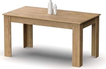 MUEBLES PITARCH Fixed table, oak, gold