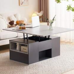 Multifunctional Coffee Table, Dark Grey +