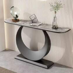 Narrow Console Table for Entryway -
