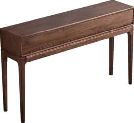 Narrow Wood Console Table, Modern Console