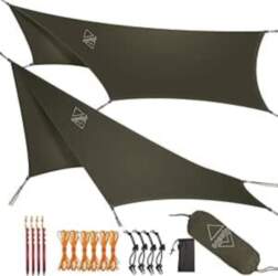 Onewind Hexagonal Hammock telts, brezenta, 366