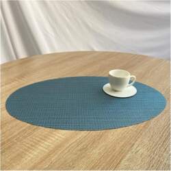 Placemats Bamboo Pattern, Insulated Placemat, Oval