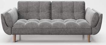 PLAYBOY Sofa with Bed Function, Velvet