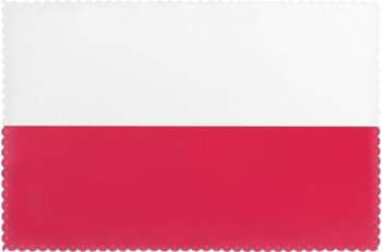 Polish Flag Pattern Placemats Set of