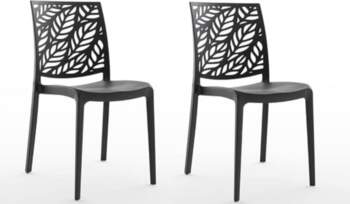 Polypropylene Fibreglass Stackable Chairs Indoor Kitchen