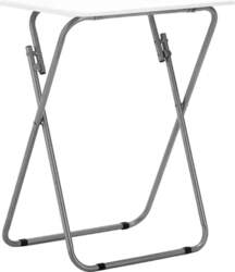 Premier Housewares Folding Table with Silver