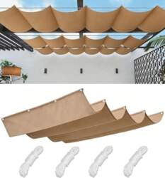 Retractable Awning Adjustable Wave Awning Fabric