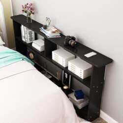 Retro Wooden Sofa Table with 3-Layer