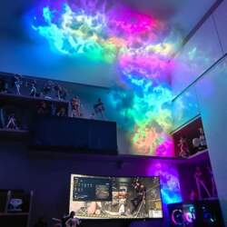 RGB Thunderstorm Cloud Lamp, inteliģentas LED