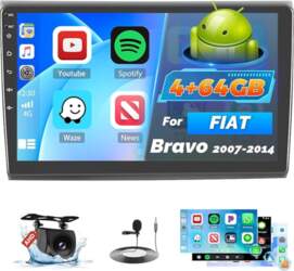 Roinvou 4+64G Auto Radio Android 15