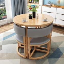 Round Dining Table Set for Office