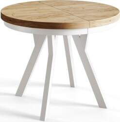 Round Extendable Dining Table - Modern
