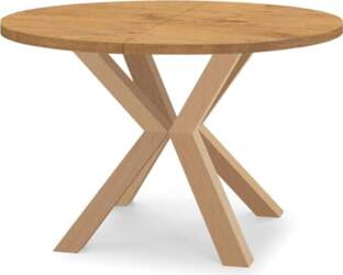 Round Extendable Table for Dining Room