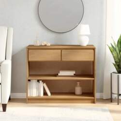 Sauda Console Table Oak Look Solid