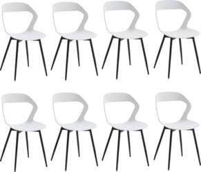 Set of 8 Dining Chairs with
