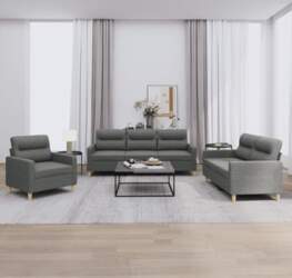 Set Schlafsofa, Wohnzimmer, Sofa, modernes Sofaset