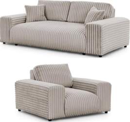 Set Sofa 3 Sitzer Sessel -