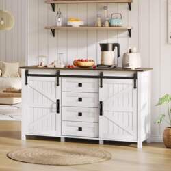 Sideboard with Storage Space, 137 cm