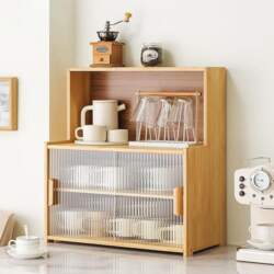 Small Bamboo Sideboard Kitchen for Worktop