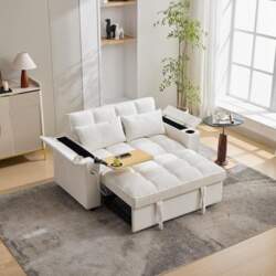 Sofa Bed with Sleep Function, 2-Seater