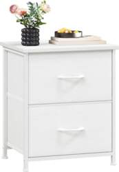Somdot Bedroom Bedside Table with 2