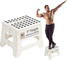 Spranster 9" Folding Step Stool -