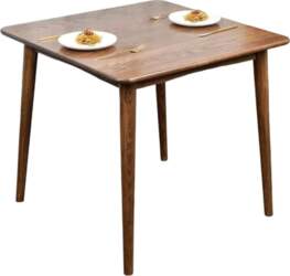 Square Dining Table Solid Wood Kitchen
