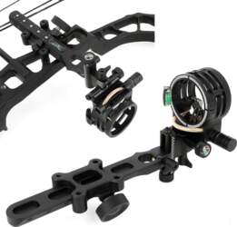 Surwolf Compound Bow vizieris 5-pin Bow