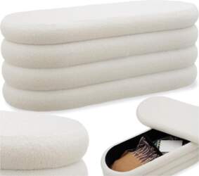 Tectake Bench with Storage Space, Stool