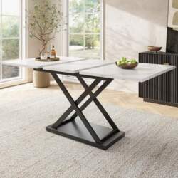 Telescopic Dining Table, Extendable Dining Table